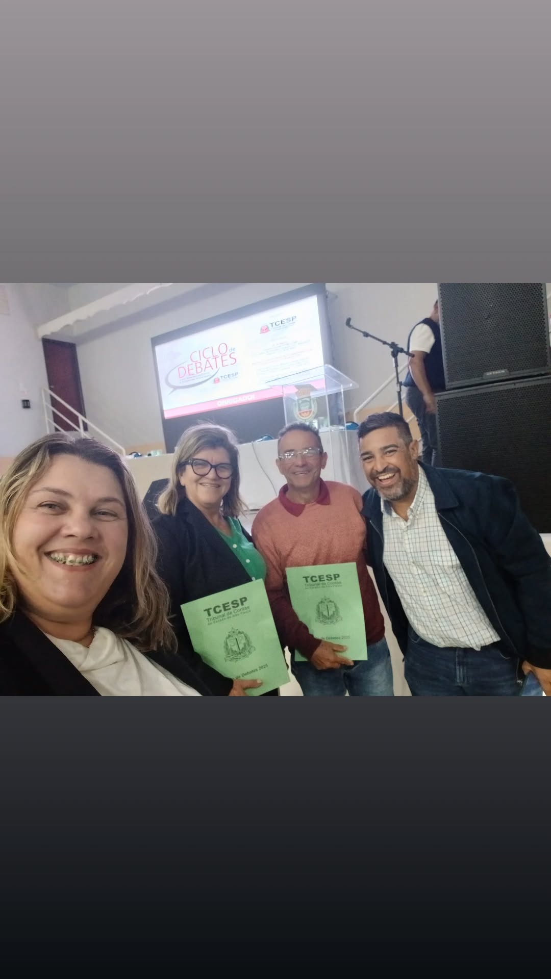 📍 Vereadores de Ribeirão Grande participam de importante evento do TCE-SP em Capão Bonito