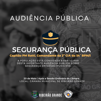 AUDIÊNCIA PÚBLICA - SEGURANÇA PÚBLICA