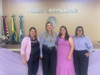 Palestra do Agosto Lilás em Ribeirão Grande - Delegada Ana Carolina S. Aragão