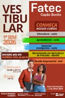 Vestibular Fatec Capão Bonito – 1º Semestre 2026